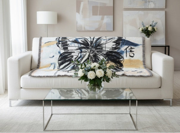 Believe Butterfly Woven Blanket- Limited Edition