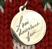 Love Dissolves Fear Charm — Sterling Silver