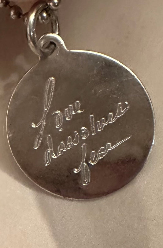 Love Dissolves Fear Charm — Sterling Silver